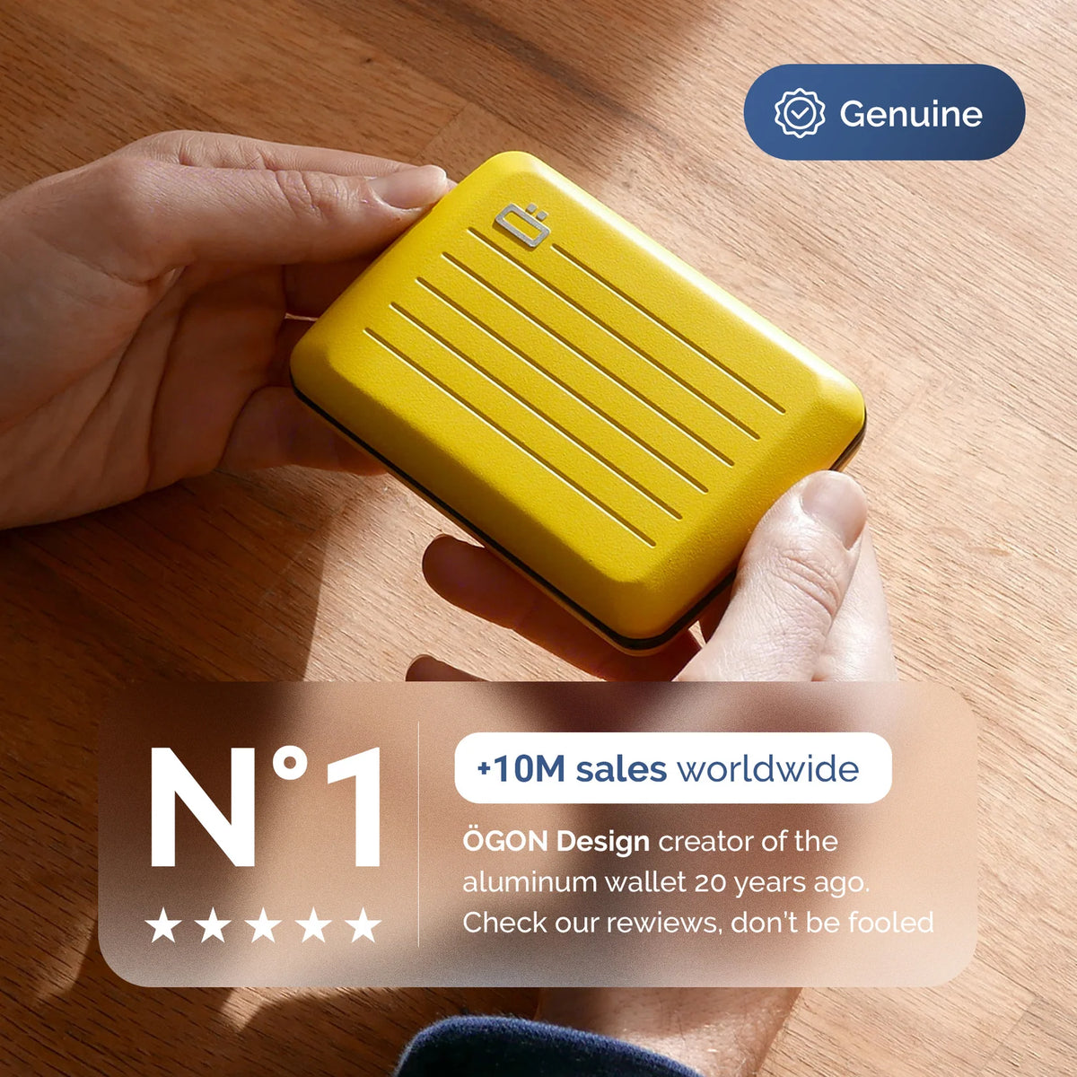 Portefeuille - RFID Smart Case V2 Taxi Yellow