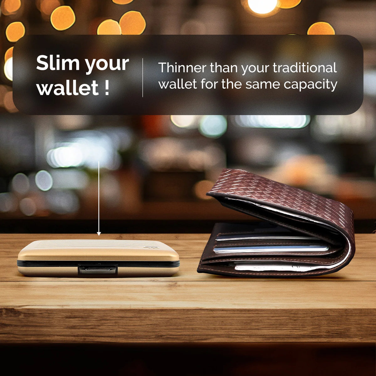 Portefeuille - RFID Smart Case V2 Rose Gold