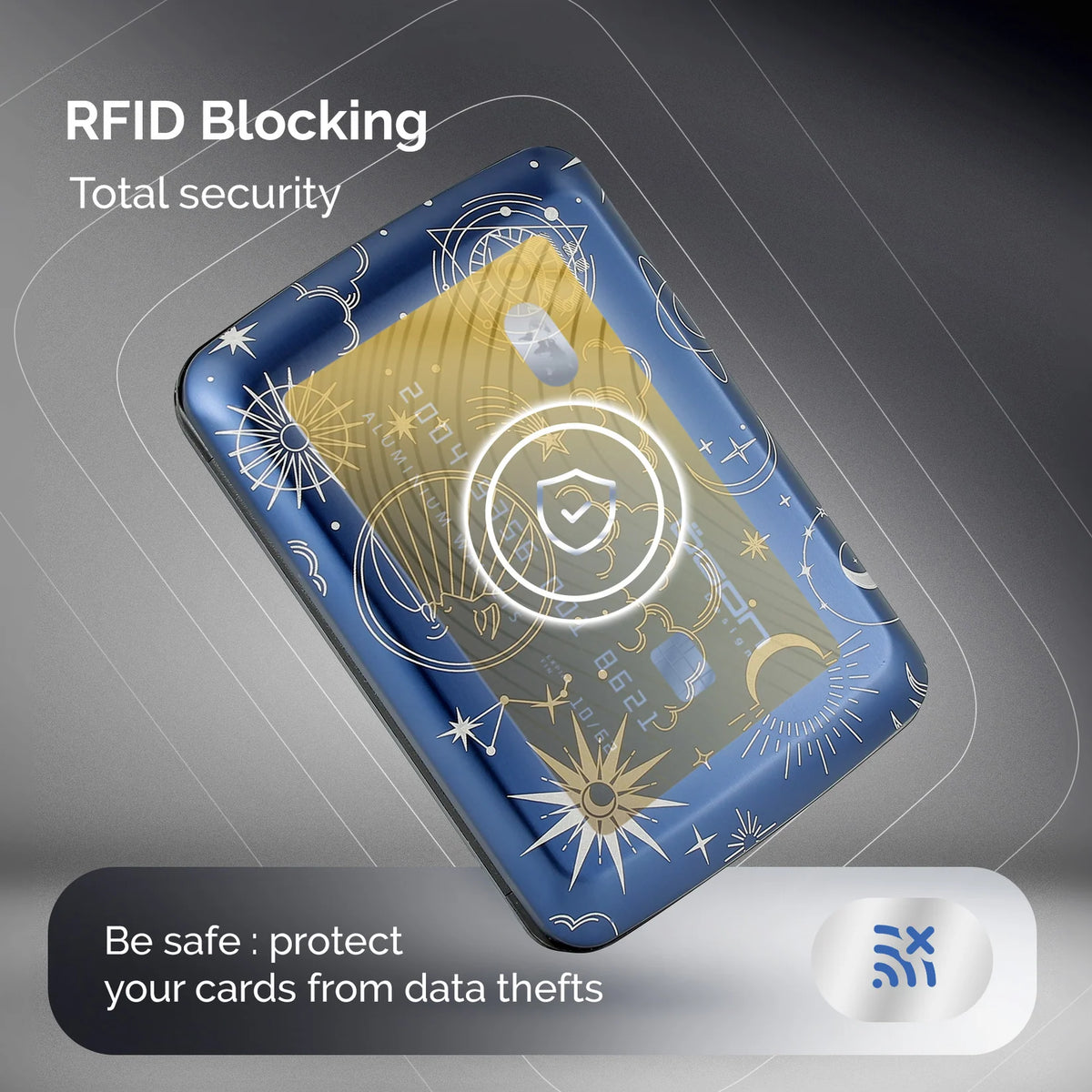 Portefeuille - RFID Smart Case V2 Astral