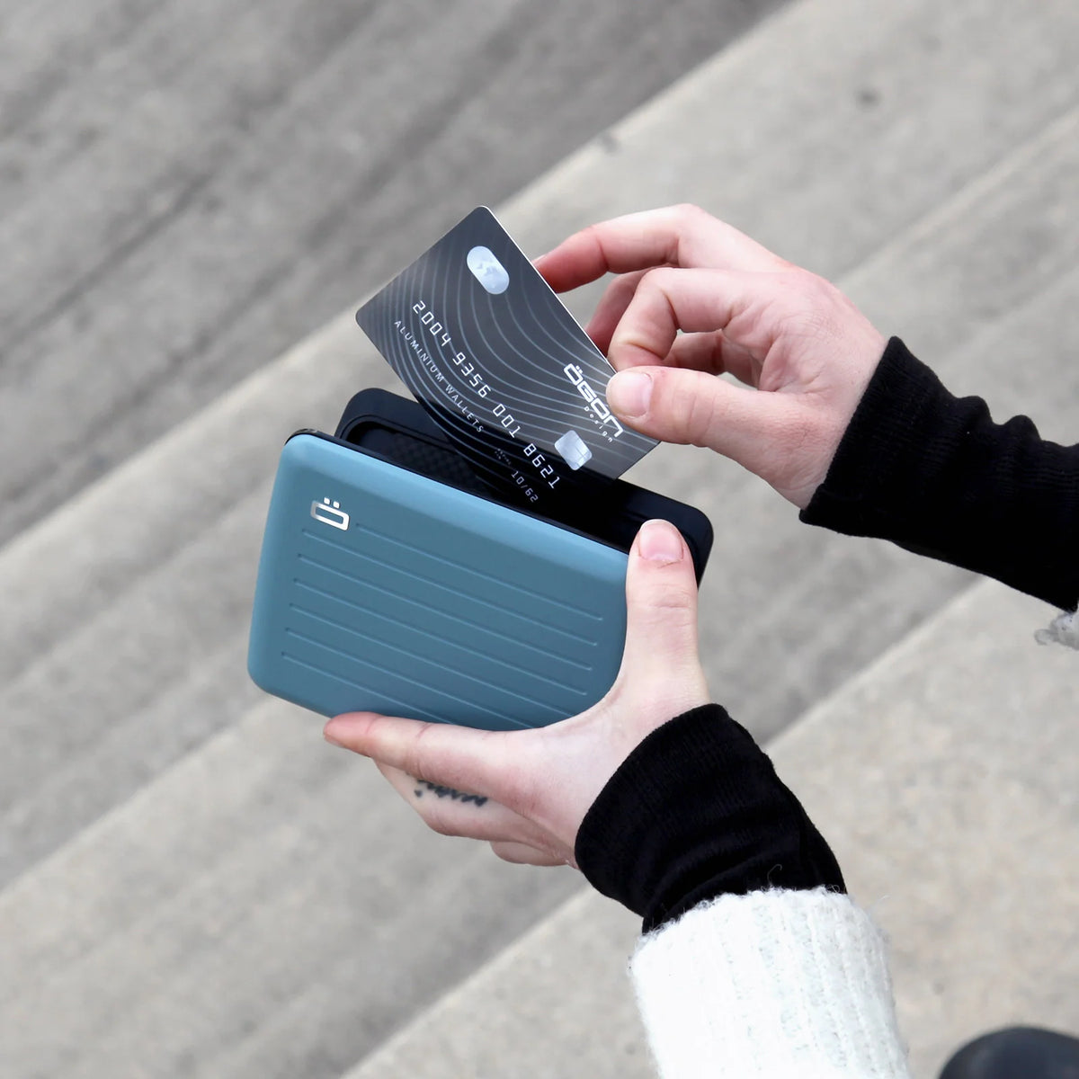 Portefeuille - RFID Smart Case V2 Large Artic Blue
