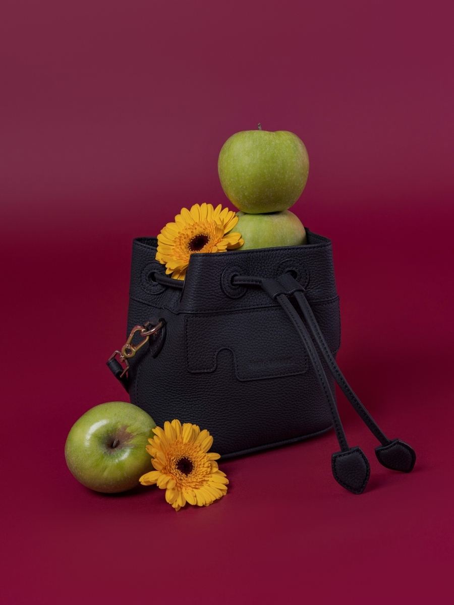 Mini Sac Seau - Capucine XS - Noir Charbon