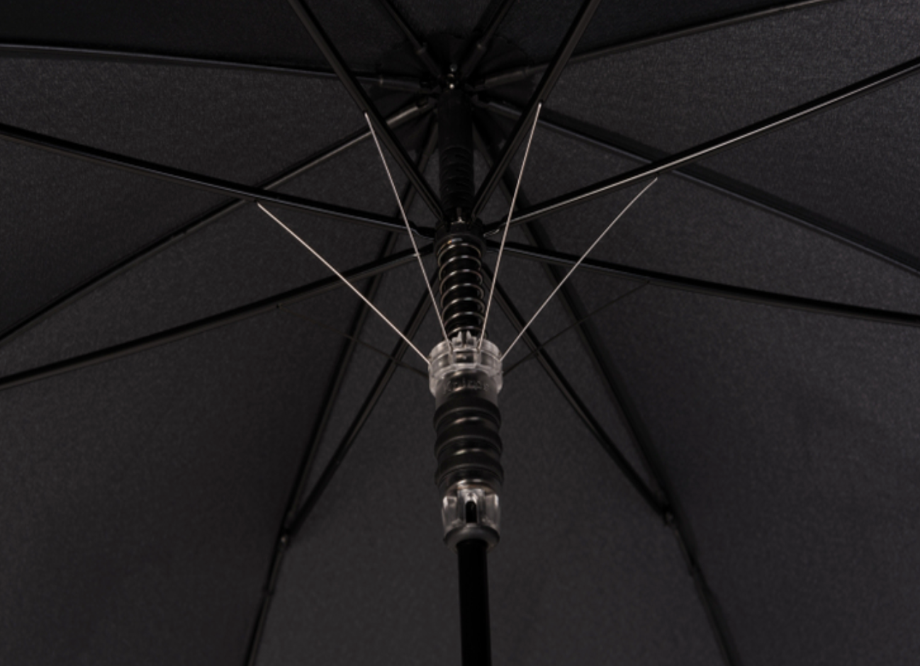 Parapluie canne - noir