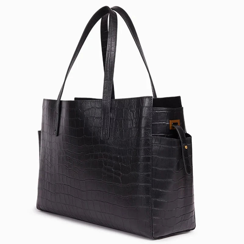 Sac Cabas - Dakota Croc noir