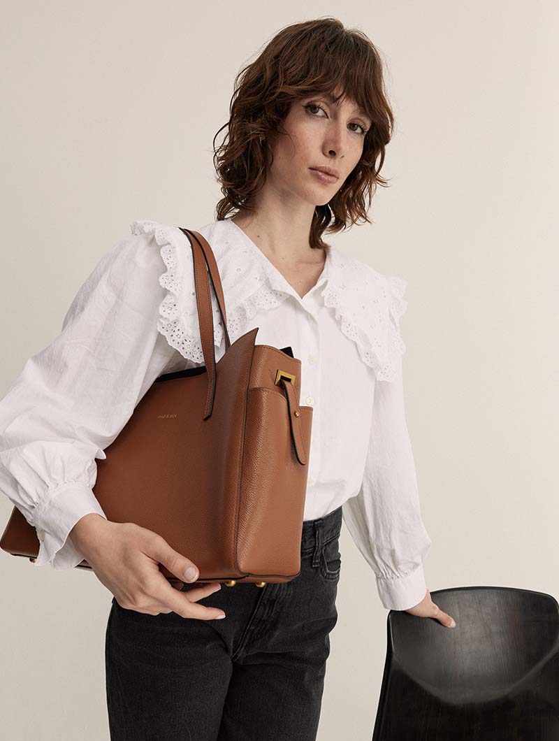 Sac Cabas - Dakota Noisette grainé