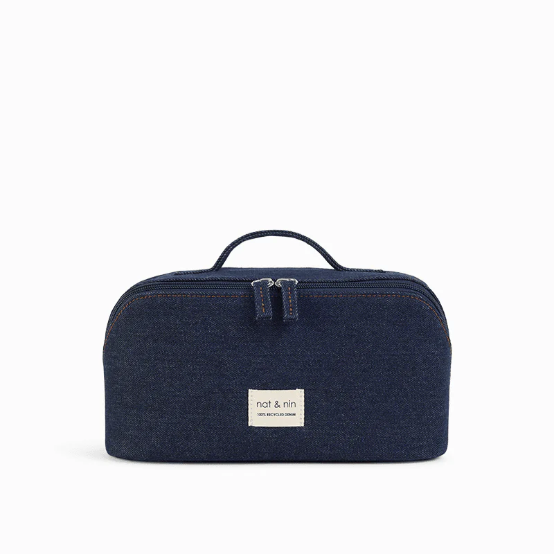 Trousse de toilette - Le départ Denim Brut