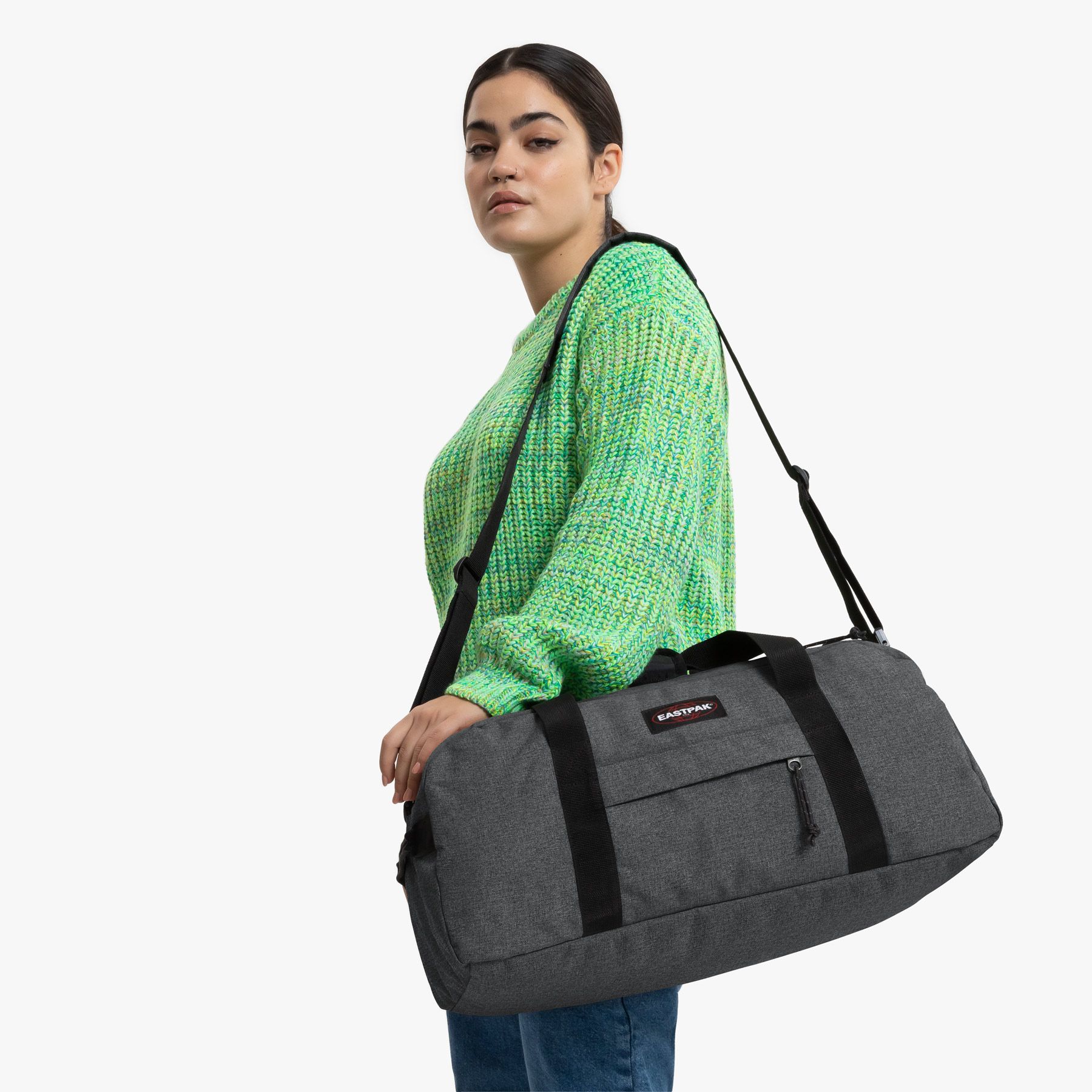 Sac de voyage - Stand+ S Black denim