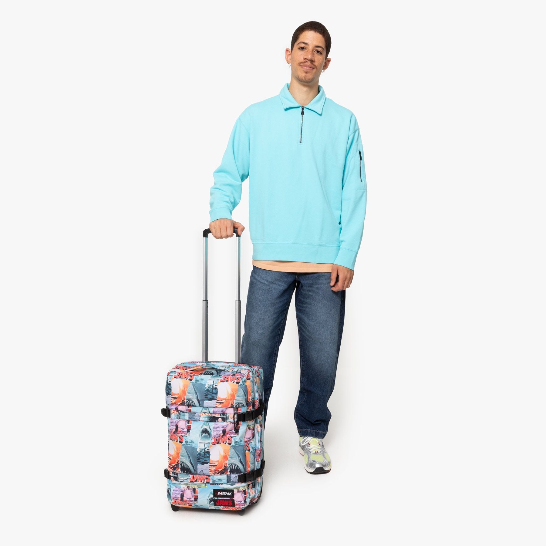 Sac de voyage à roulettes - TRANSIT'R S JAWS PRINT 51CM
