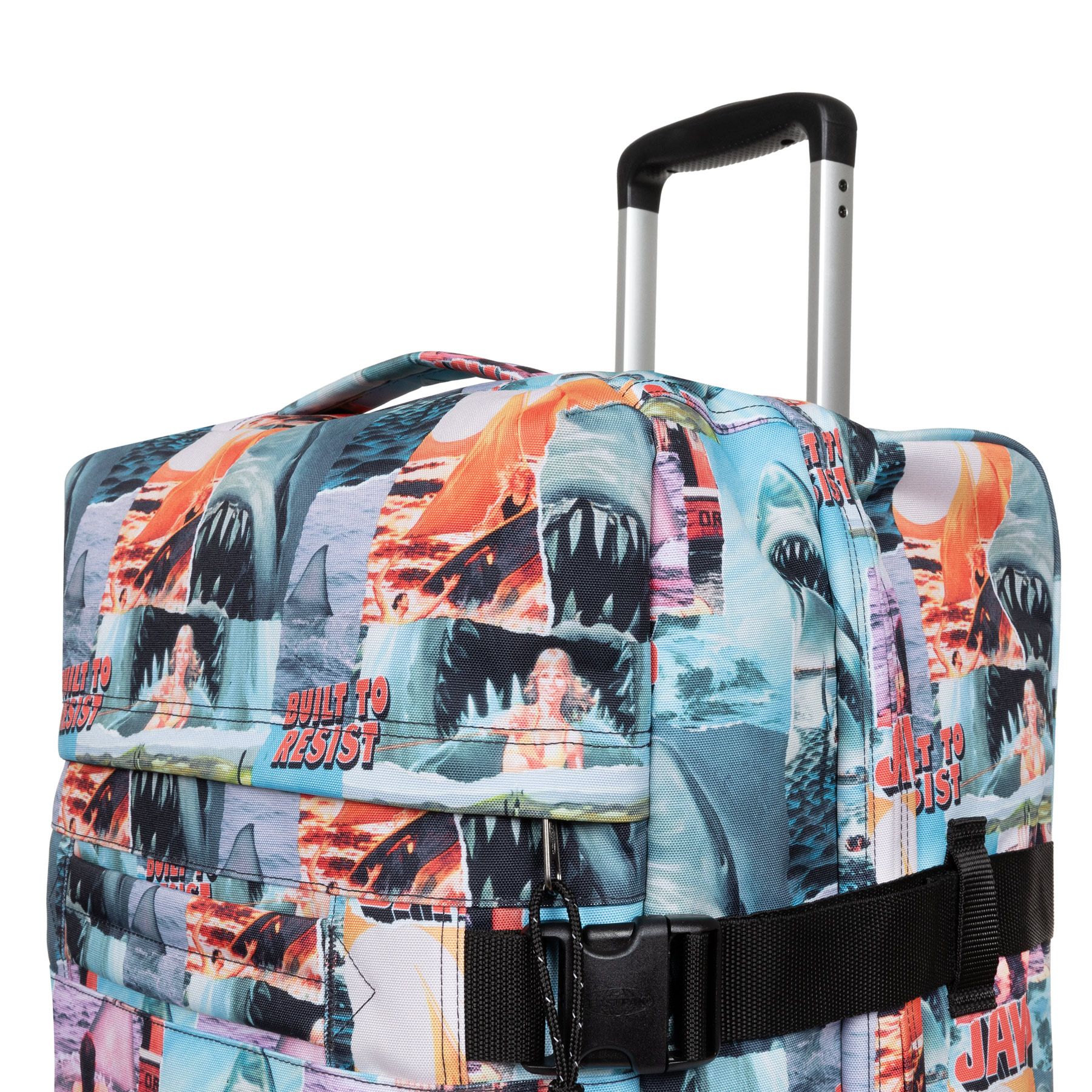 Sac de voyage à roulettes - TRANSIT'R M Jaws Print 67cm