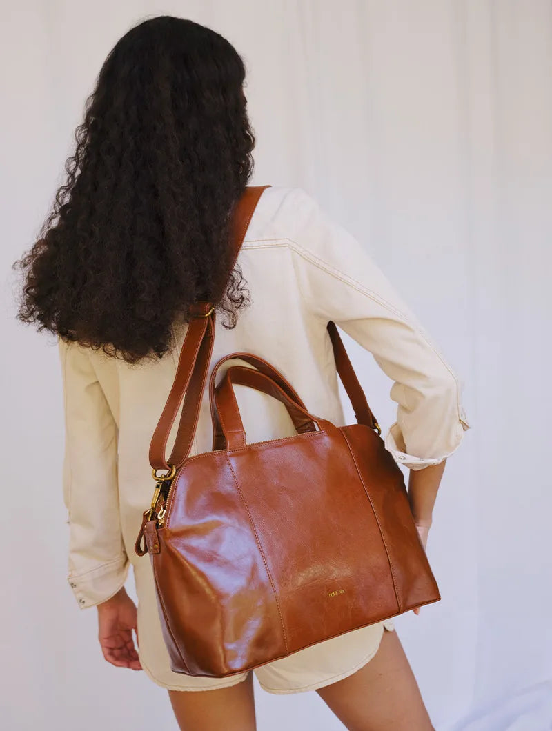Sac à main - Jeanne Noir Cognac