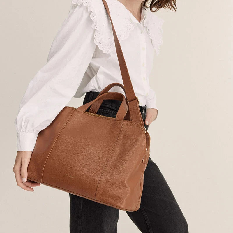 Sac à main - Jeanne Noisette grainé