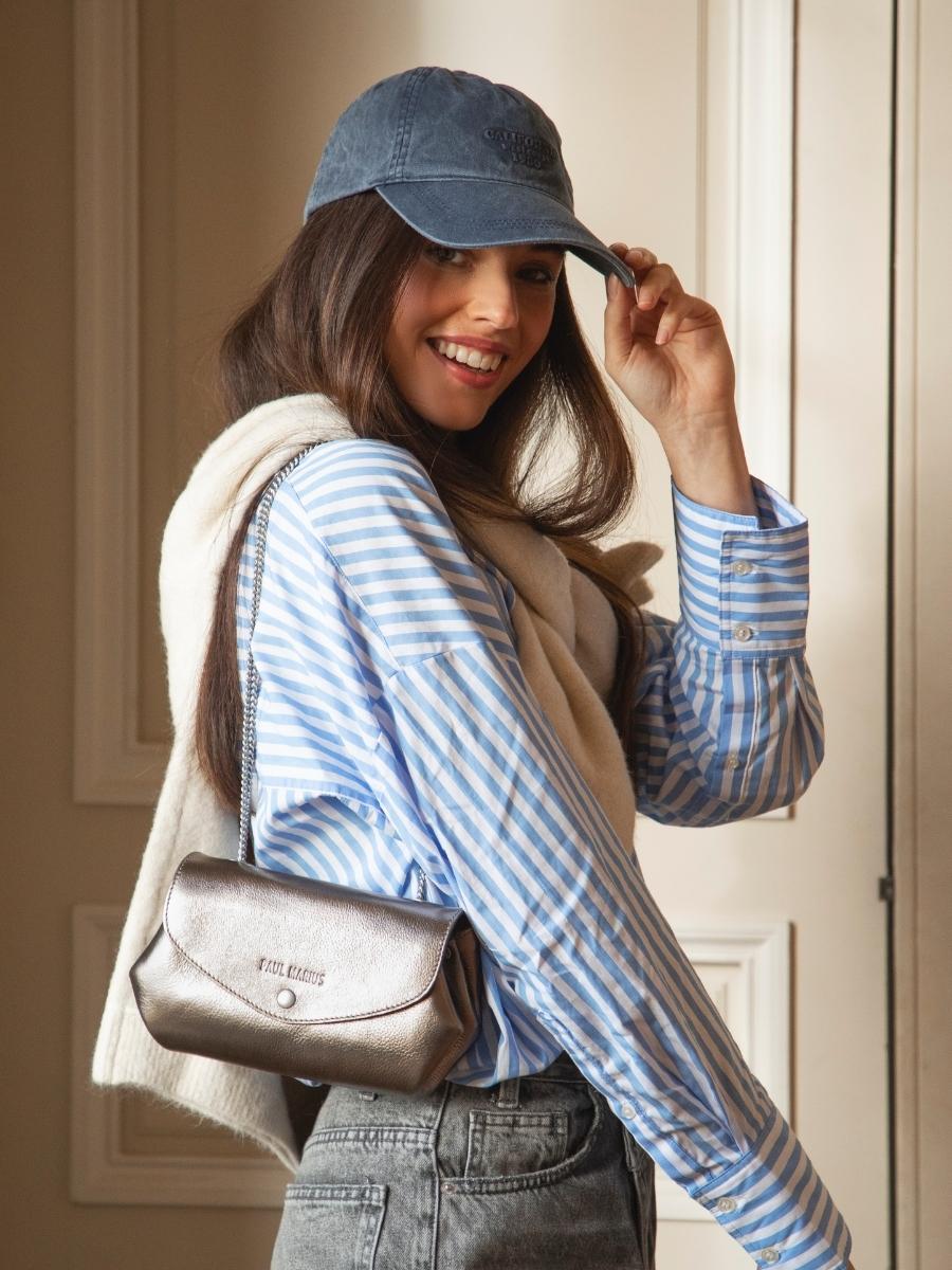 Mini Sac Bandoulière - Le Gustave - Acier