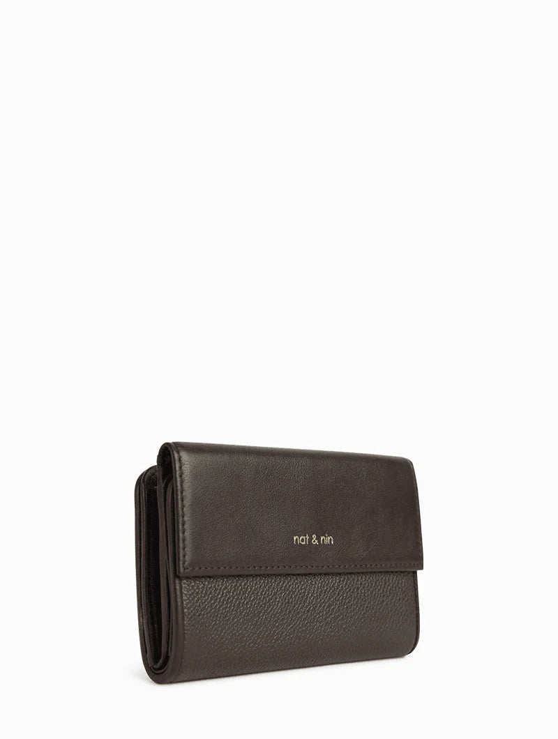 Portefeuille - Lotti Ébène Grainé