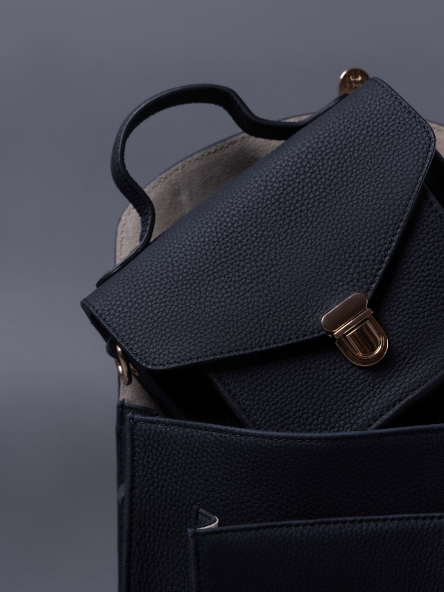 Sac Bandoulière - Mlle George XS2 - Noir Charbon