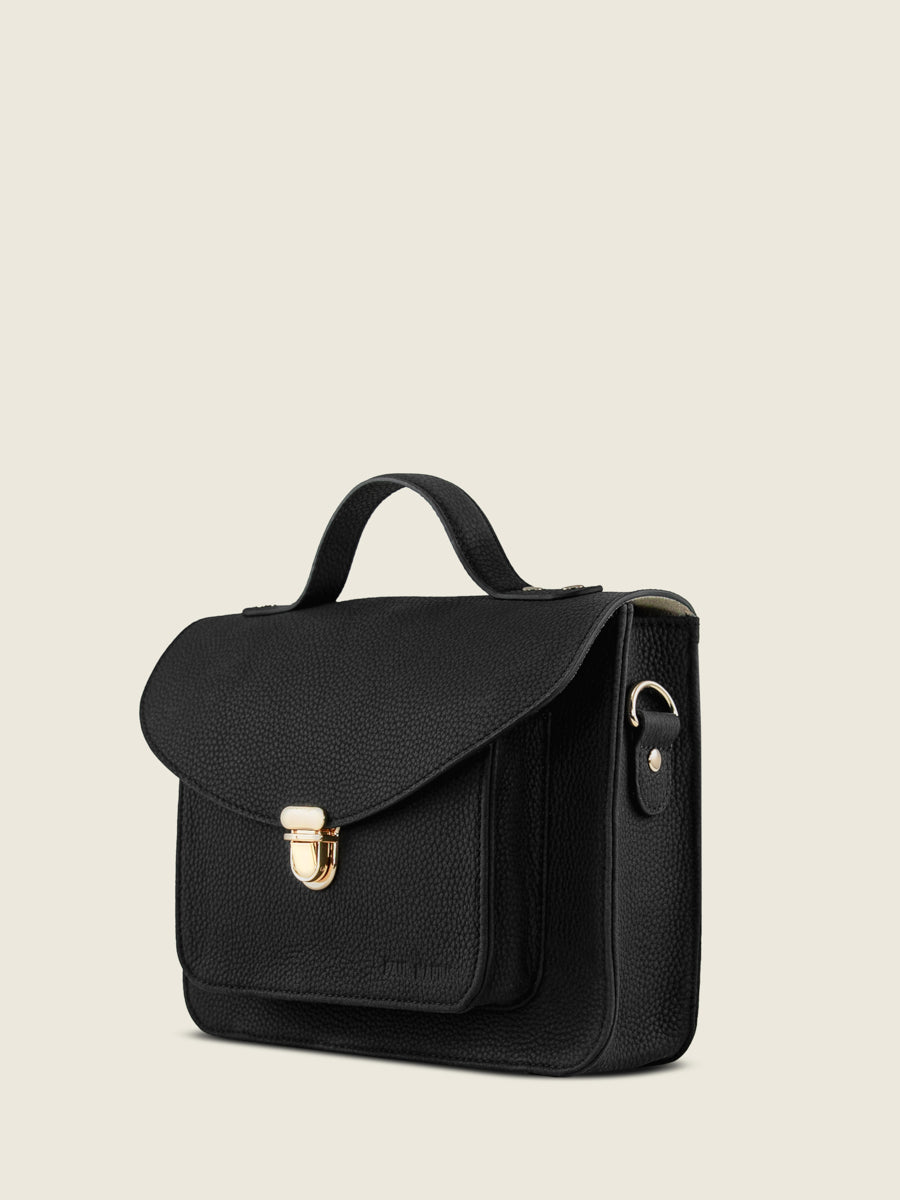 Sac Bandoulière - Mlle George 2 - Noir Charbon