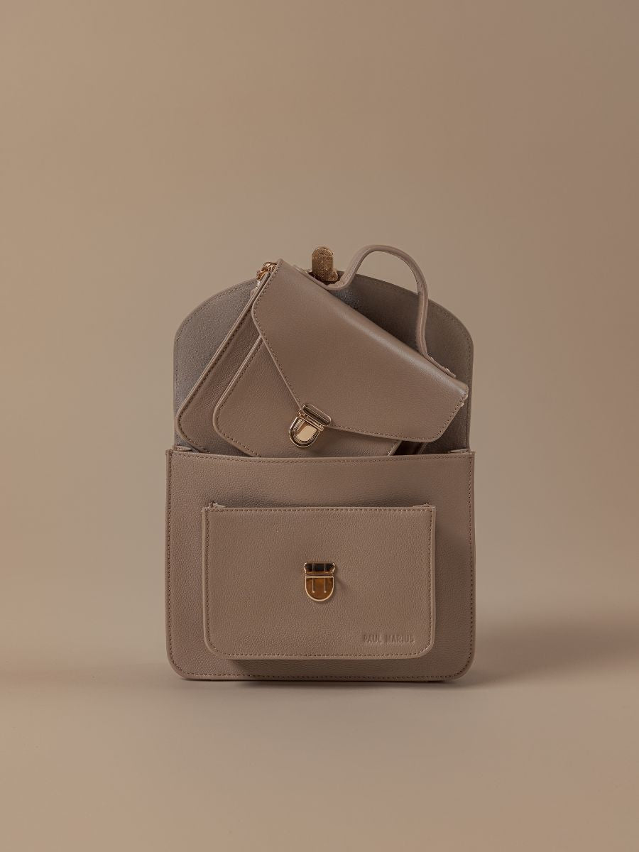 Sac Bandoulière - Mlle George 2 - Taupe