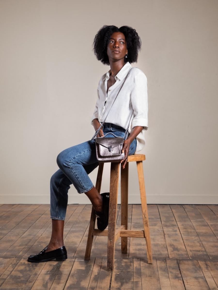 Sac Bandoulière - Mlle George XS - Acier