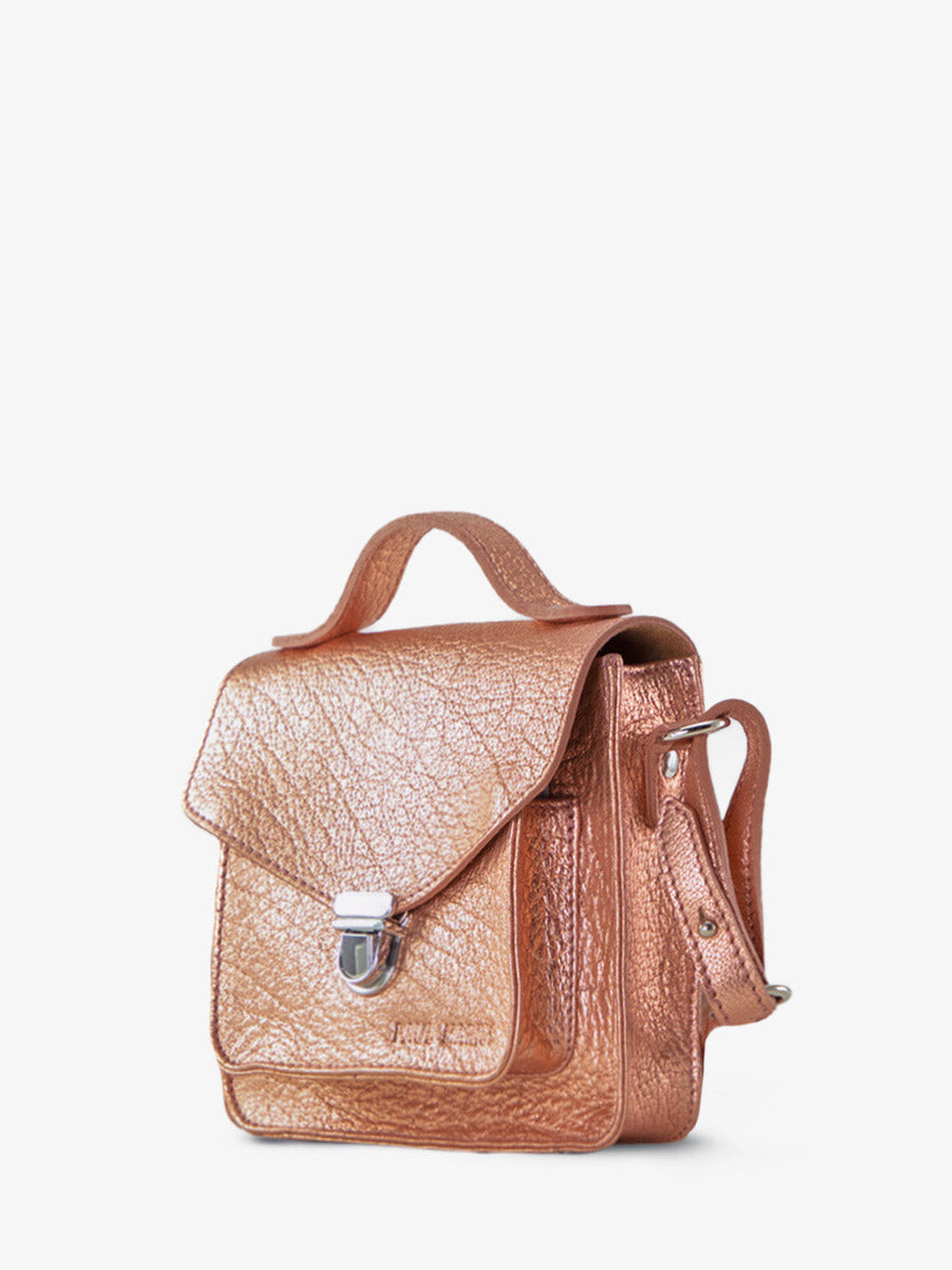 Sac Bandoulière - Mlle George XS - Or rose