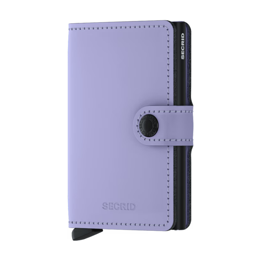 Porte cartes RFID - Miniwallet Matte Lila Black