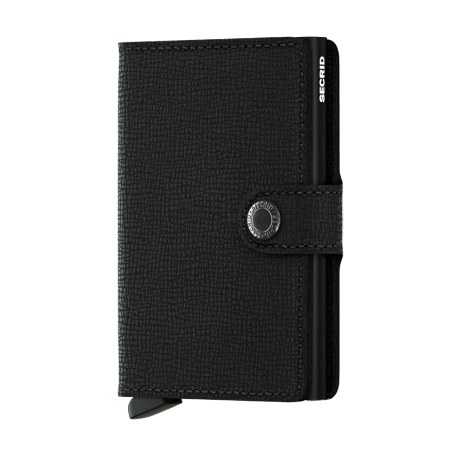 Porte cartes RFID - Miniwallet Crisple Black