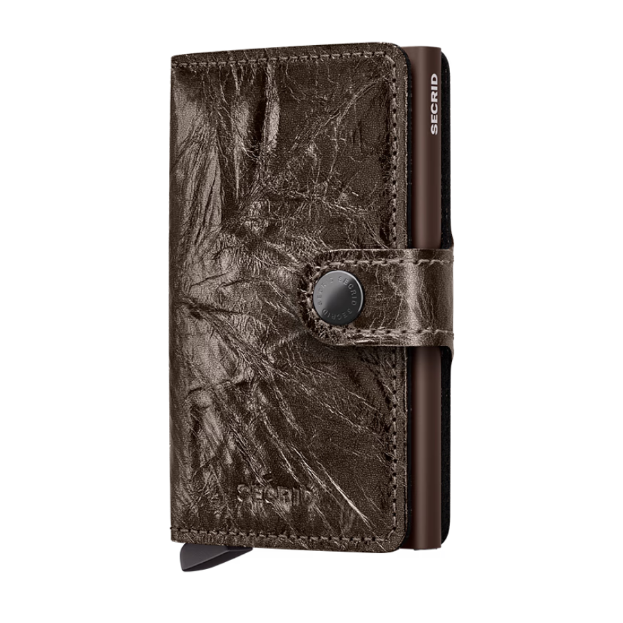Porte cartes RFID - Miniwallet Crunch Bronze