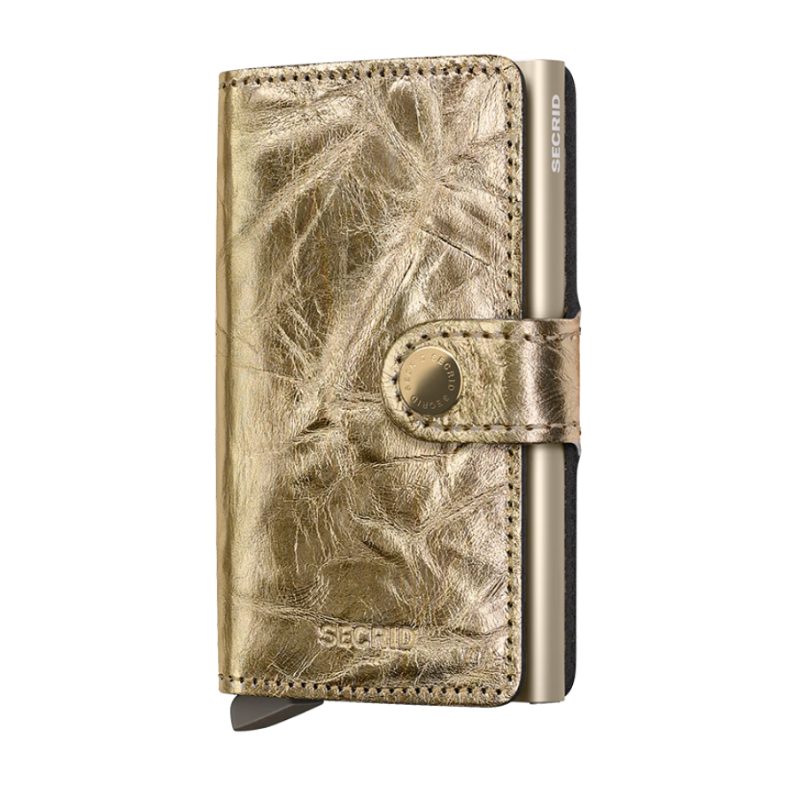 Porte cartes RFID - Miniwallet Crunch Gold