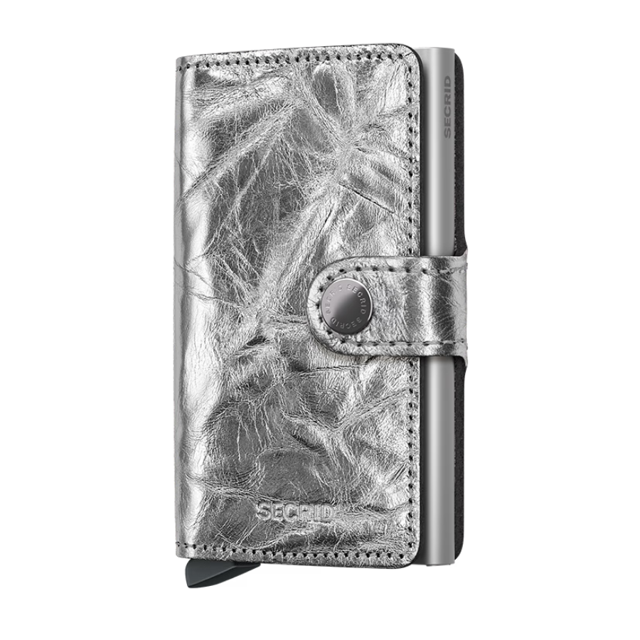 Porte cartes RFID - Miniwallet Crunch Silver