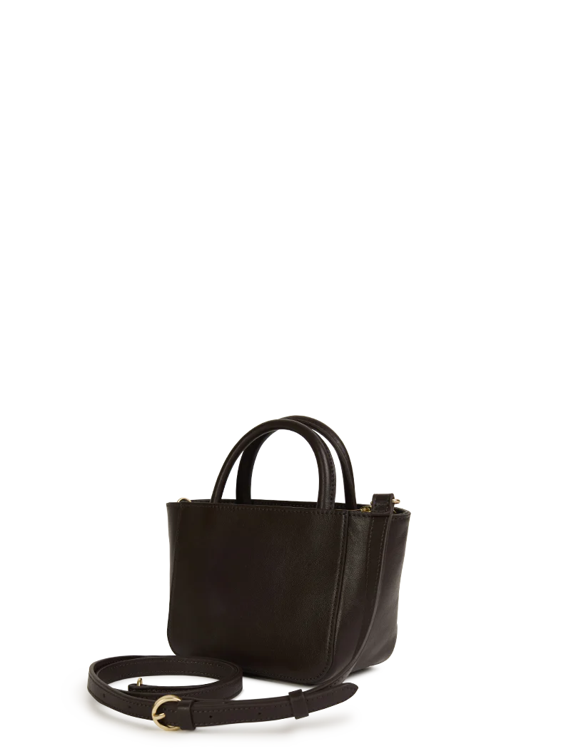 Sac à main - Mini Telma tressé Ébène