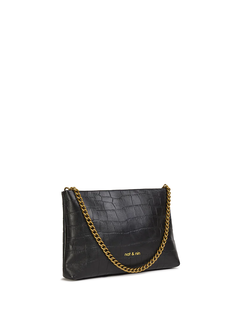 Pochette - Molly Croco Noir
