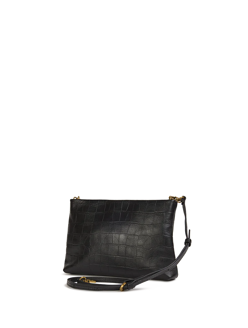 Pochette - Molly Croco Noir