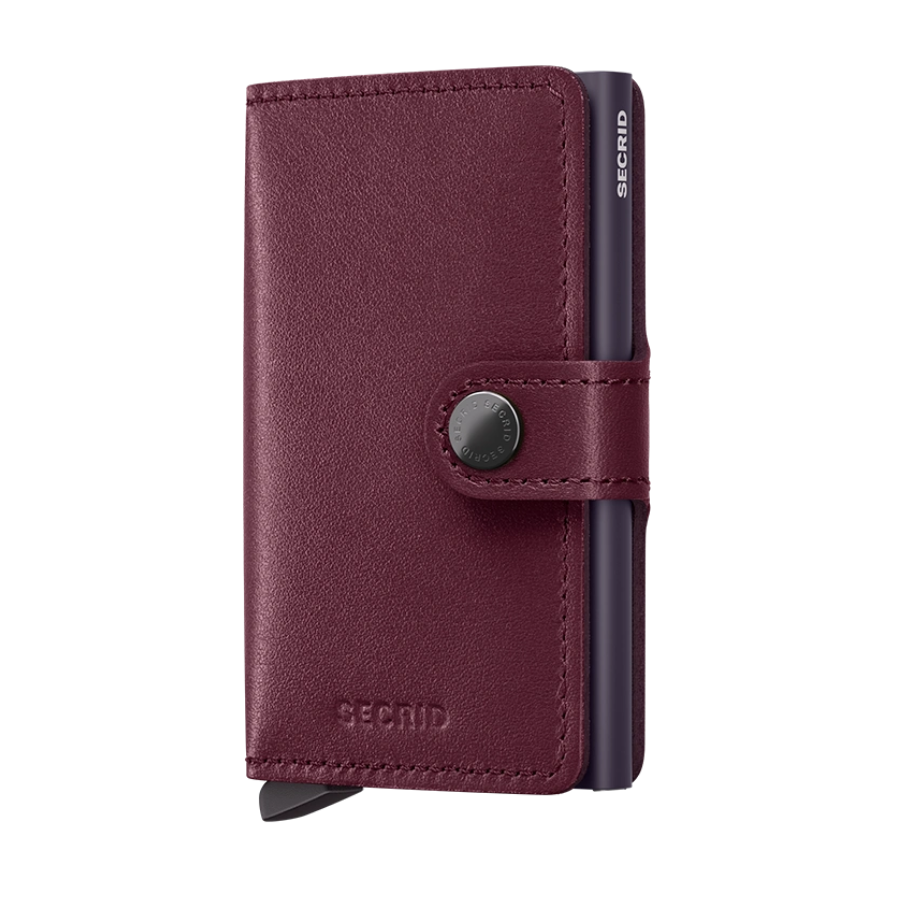 Porte cartes RFID - Miniwallet Original Cranberry
