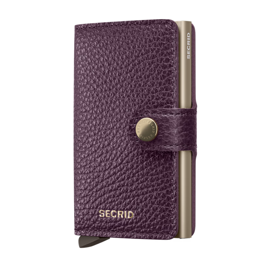 Porte cartes RFID - Miniwallet Pebble Grape