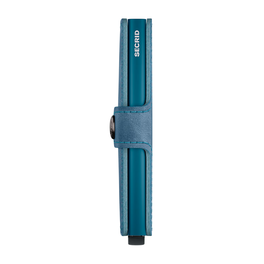 Porte cartes RFID - Miniwallet Vintage Teal