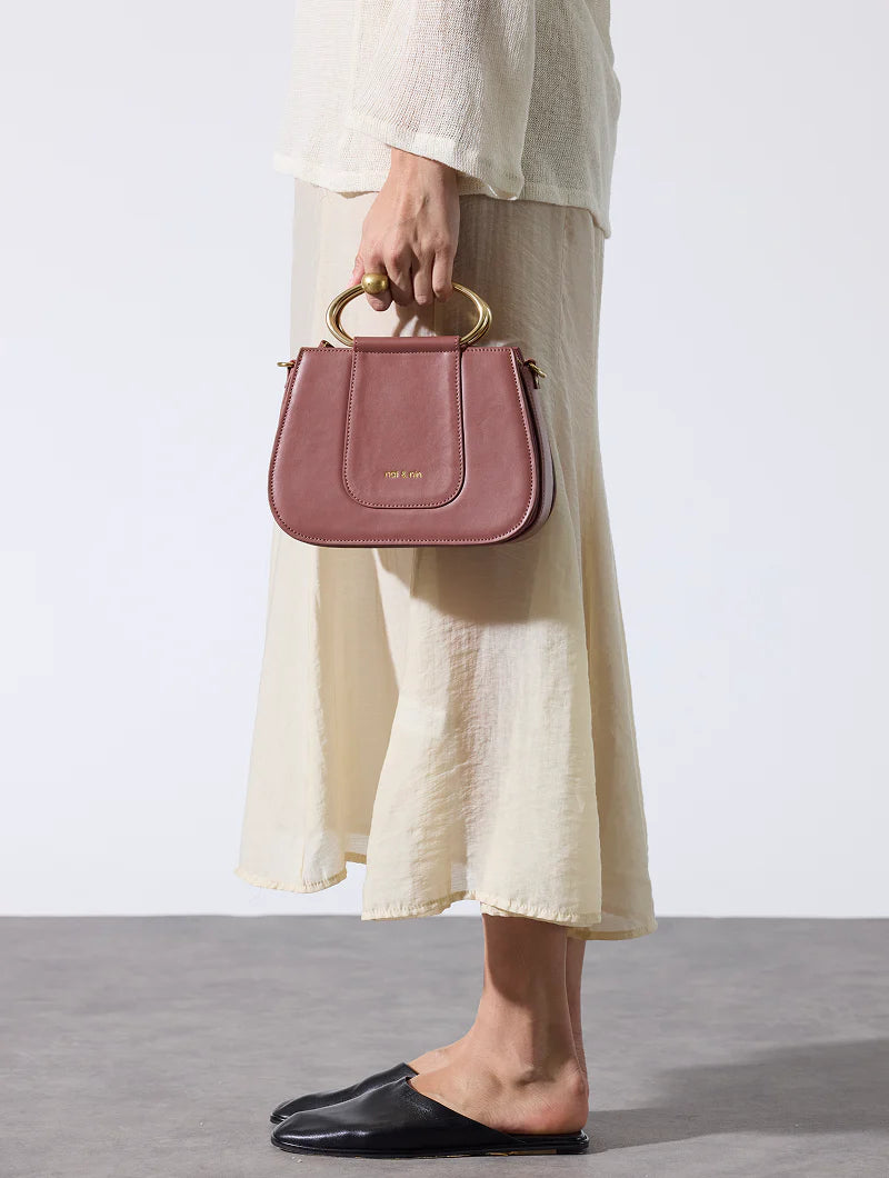 Sac bandoulière - Nancy Bois de Rose