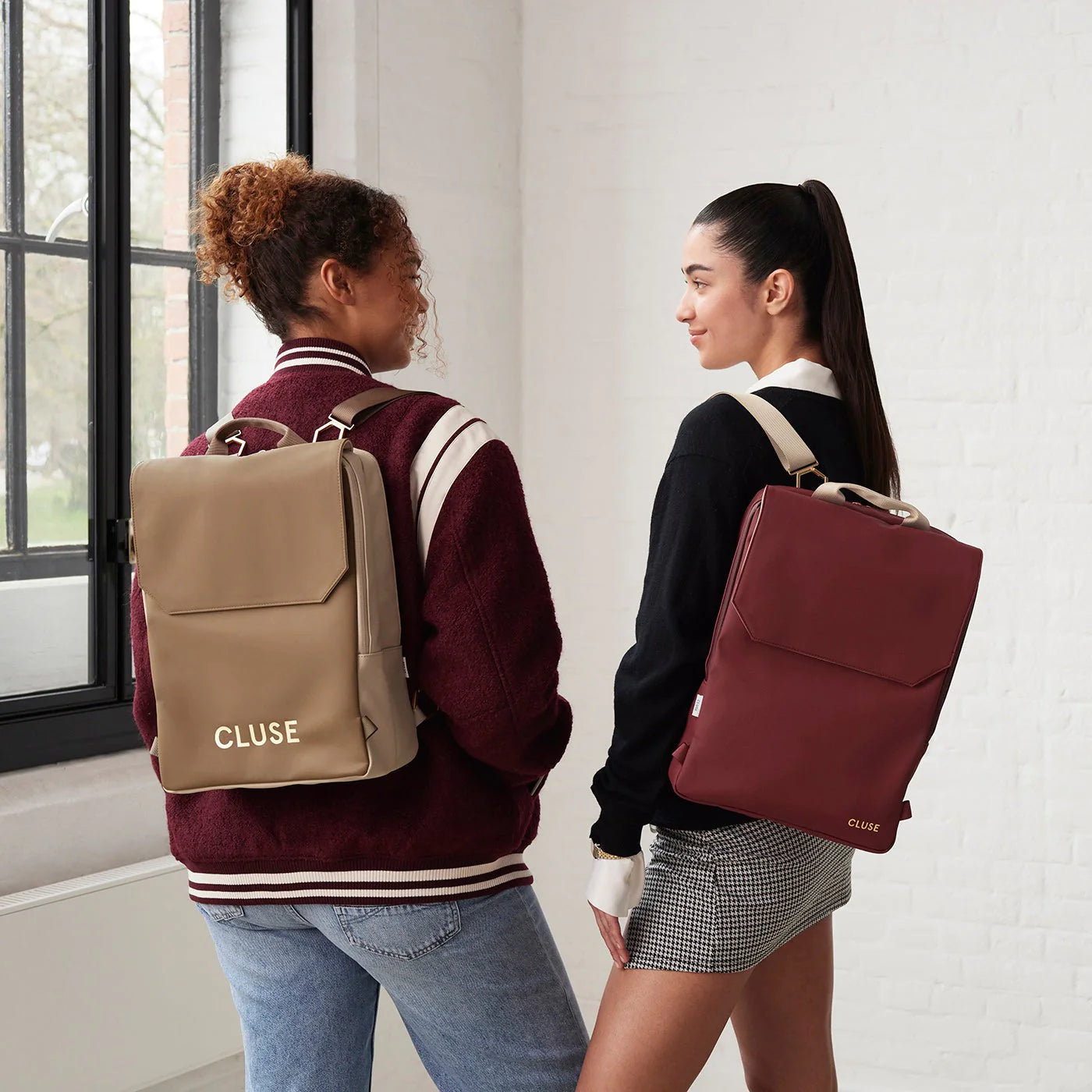 Sac à dos - Le Réversible Bordeau Beige