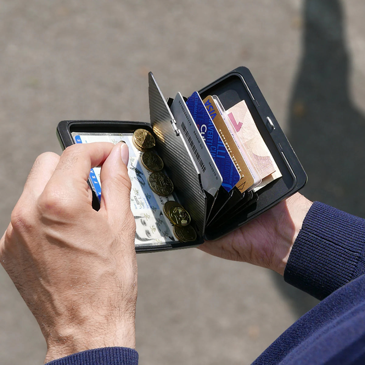 Portefeuille - RFID Smart Case V2 Large Opium Black