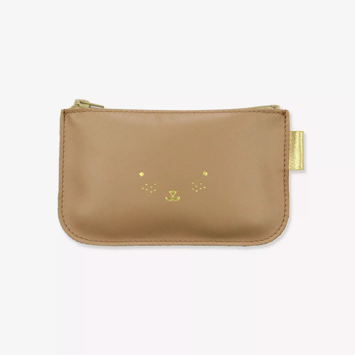 Pochette cuir - Demoiselle Moka