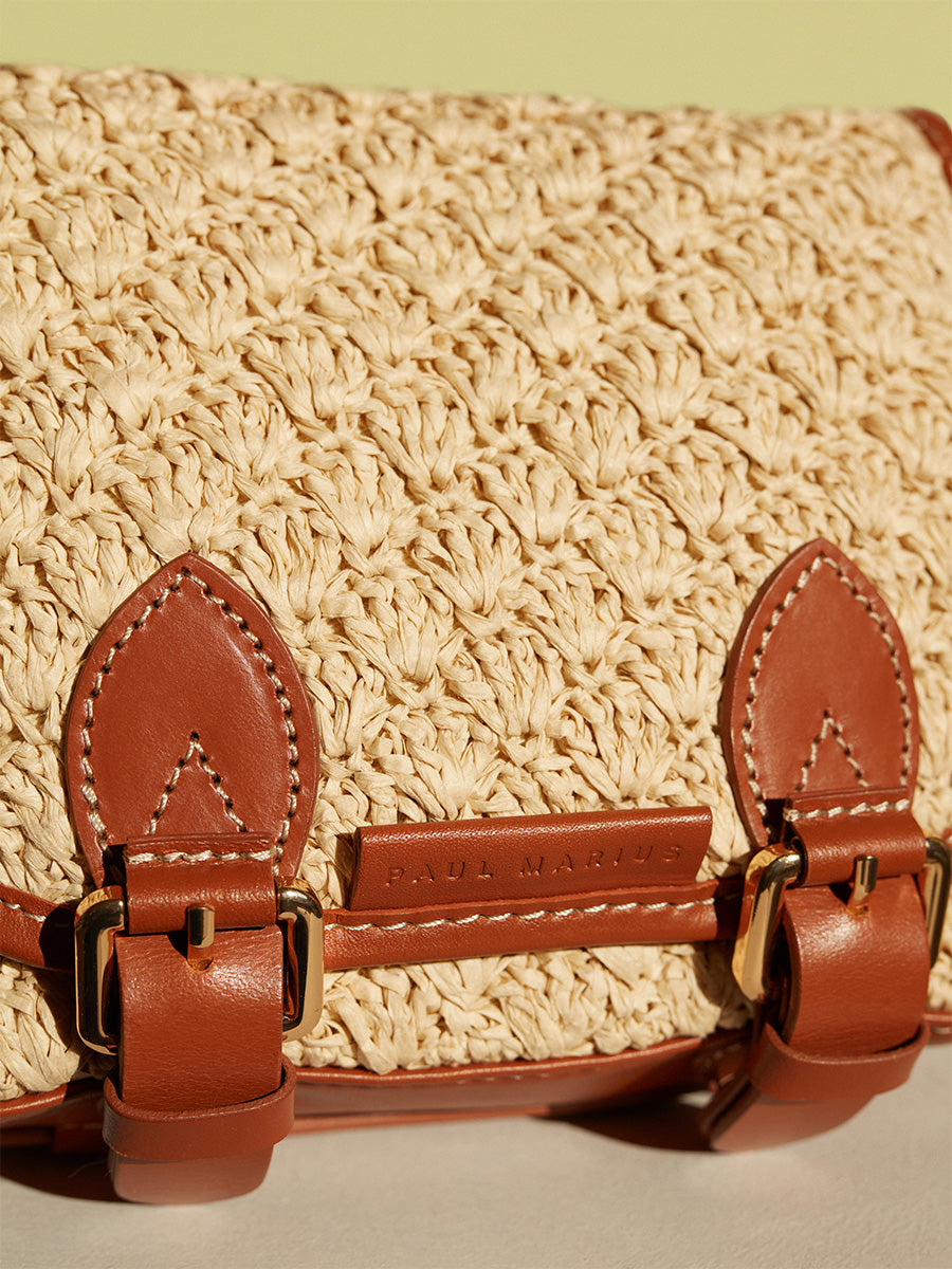 Sac Bandoulière - Loulou S - Naturel/Cognac