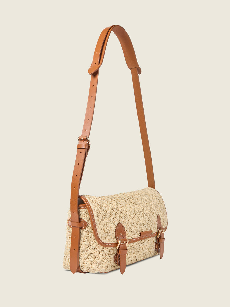 Sac Bandoulière - Loulou - Naturel/Cognac