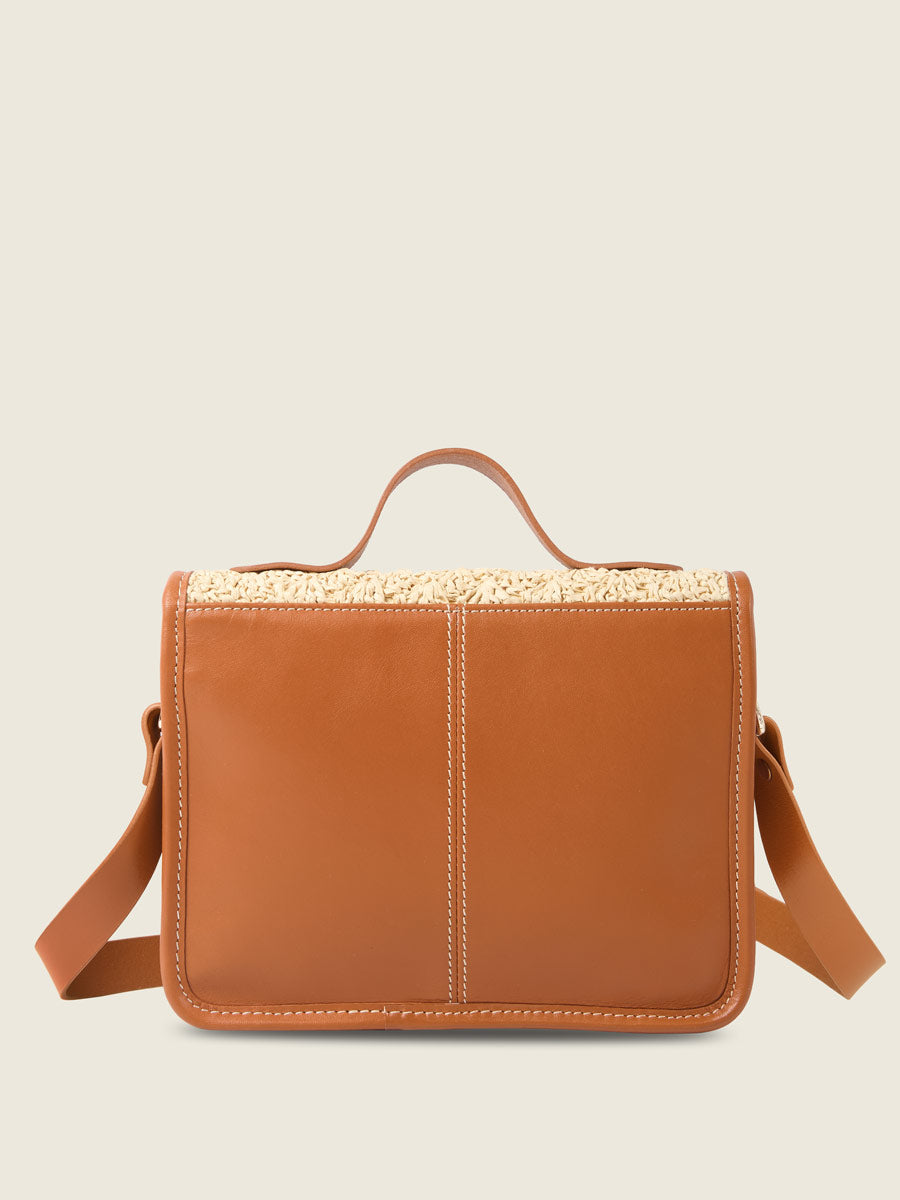 Sac Bandoulière - Mlle George - Naturel/Cognac