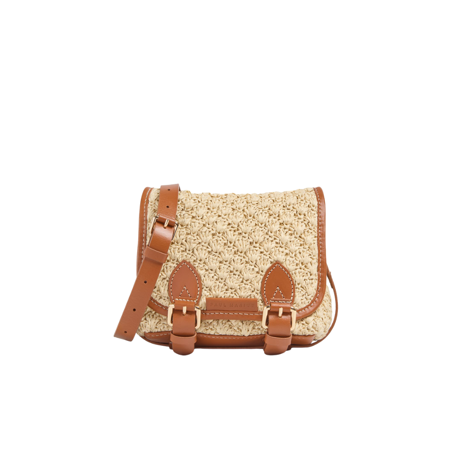 Sac Bandoulière - Loulou S - Naturel/Cognac