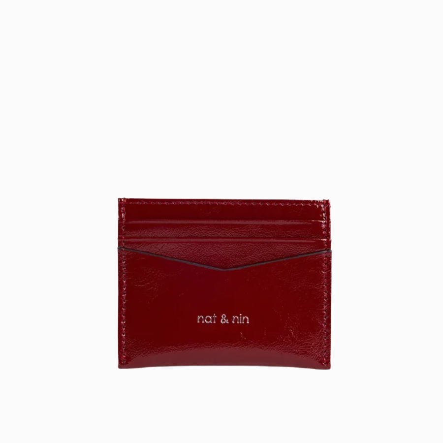 Porte cartes - Many Rouge Glacé