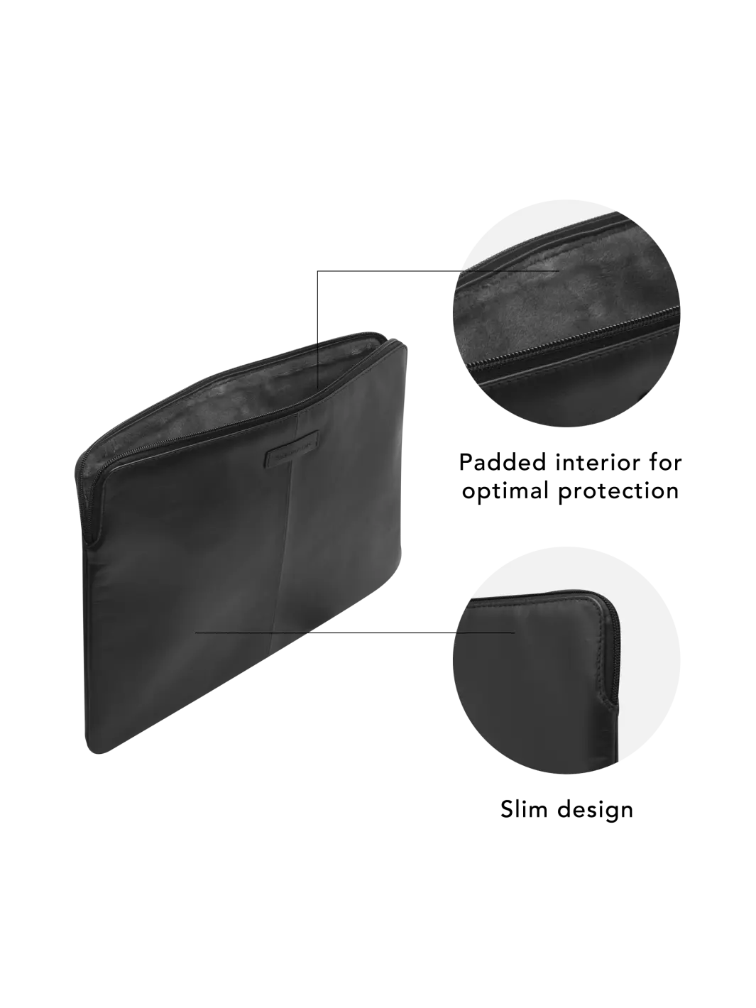 Housse ordinateur - Skagen Noir