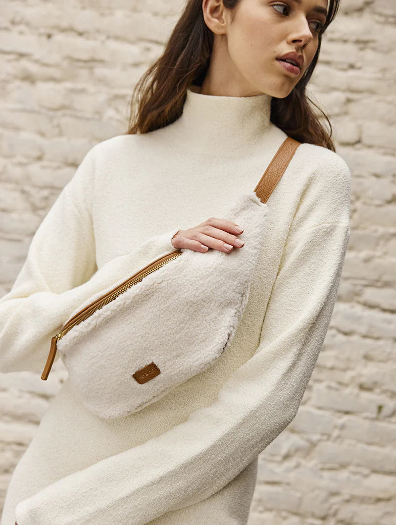 Sac banane - Tracy Teddy Crème
