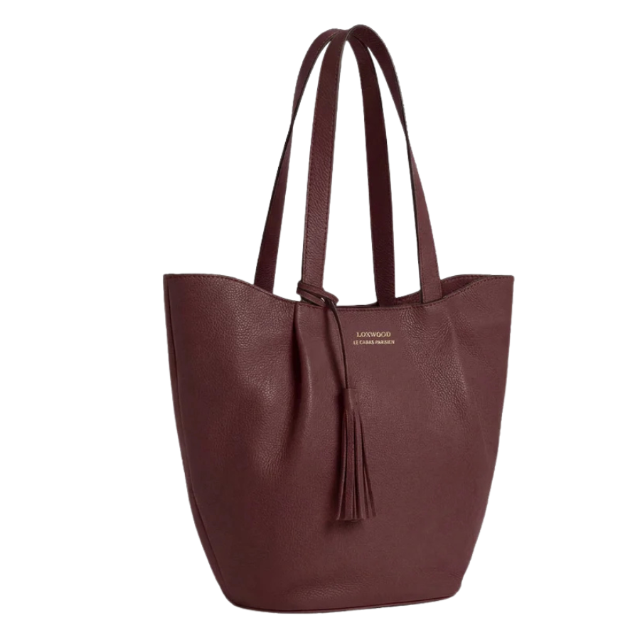 Sac Porté Épaule Zippé - Alma Bordeau