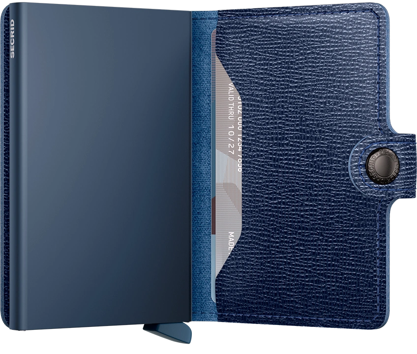 Porte cartes RFID - Miniwallet Crisple Navy
