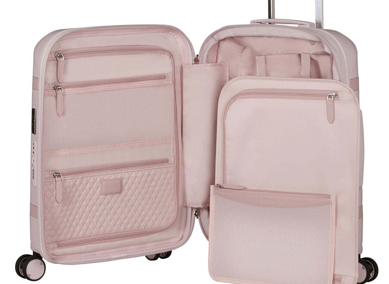 Valise 4 roues - Image 55cm Rose