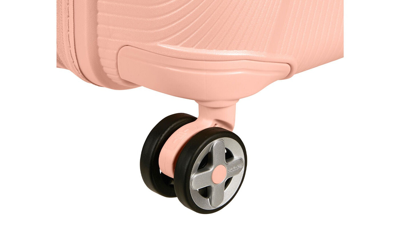 Valise 4 roues- Starvibe 55cm Metallic Peach