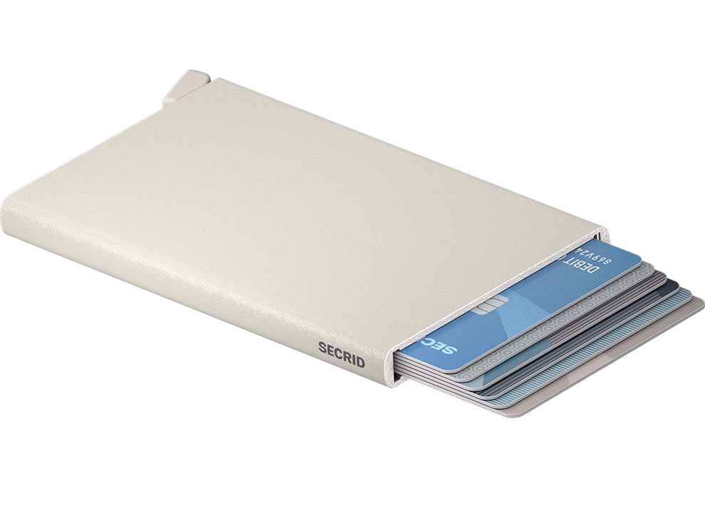 Porte cartes RFID - Powder WHITE