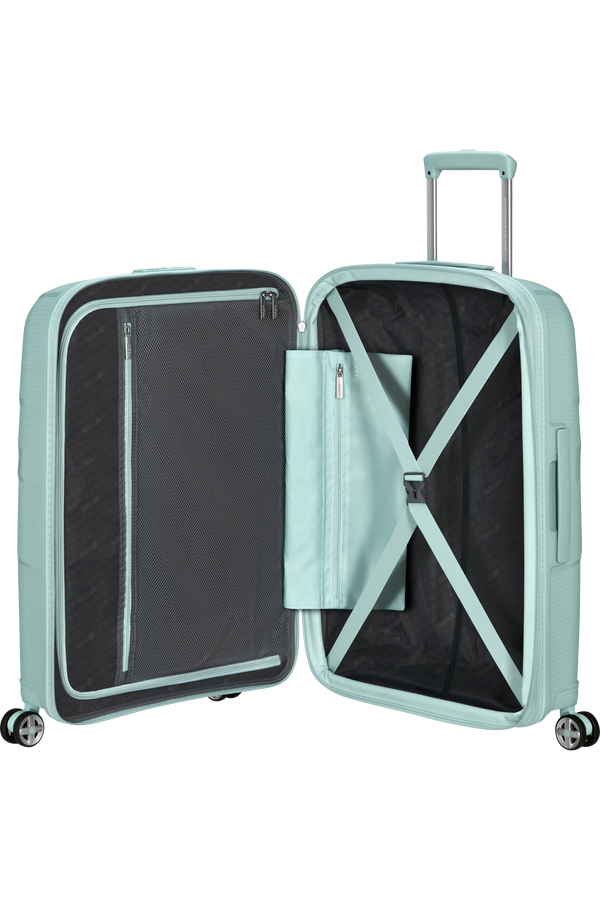 Valise 4 roues- Starvibe 67cm Metallic Surf Blue