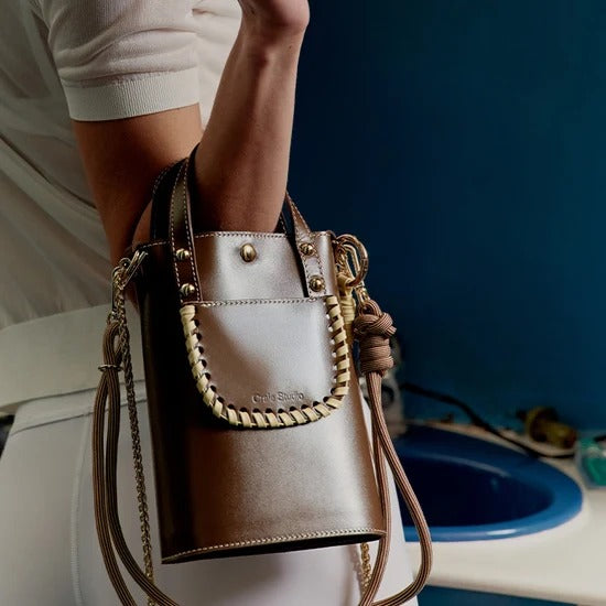 Sac bandoulière / Sac seau - Ame Choco Moka